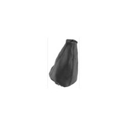 Gear lever cover black leather, SAAB 900