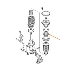 Steunlager veersysteem vooras boven, SAAB 900, 9-3, 9-5