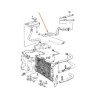 Kachelslang waterpomp-warmtewisselaar 4-cil., SAAB 9000