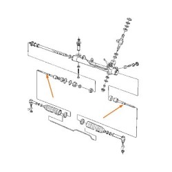 Ophanging, voor, 9000, spoorstang L/R