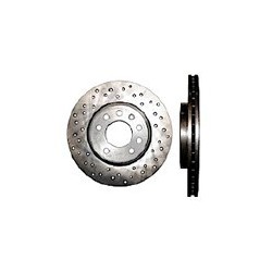 Brake disc Front axle perforated