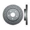 Brake disc Rear axle perforated internally vented, SAAB 9-5