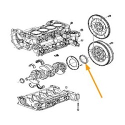 Keerring krukas koppelingskant A20NFT A20NHT, SAAB 9-5