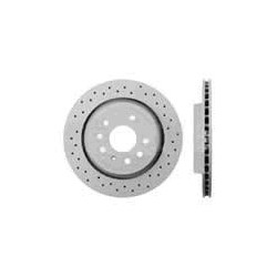 Brake disc Rear axle perforated/ internally vented