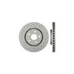 Brake disc Front axle perforated/ internally vented