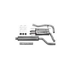 Exhaust system, Stainless steel from Intermediate pipe B207- from '04, SAAB9-3