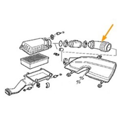 Hose, Air supply, SAAB 900 and 9-3