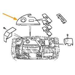 Engine cover, SAAB 9-3 and 9-5